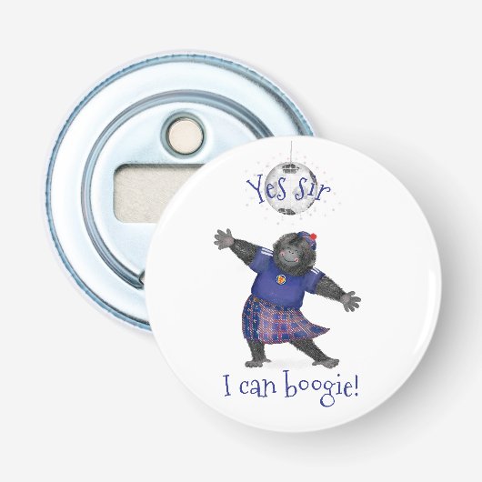 Yes sir I can boogie gorilla bottle opener 栓抜き (正面)