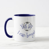 Yes sir, I can boogie gorilla football mug マグカップ (左)