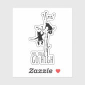 Yes, Still Go High Climbing Bears Inspirational シール (シート)