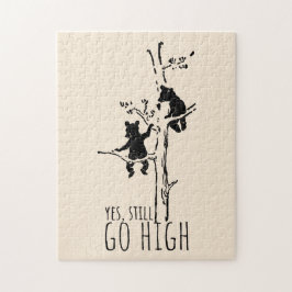 Yes, Still Go High Climbing Bears Inspirational ジグソーパズル