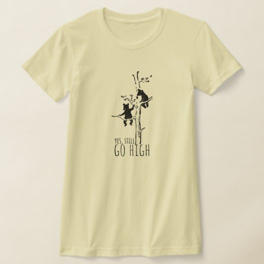 Yes, Still Go High Climbing Bears Inspirational Tシャツ (レイダウン)