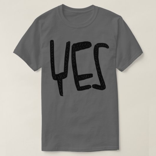 Yes Tシャツ (デザイン正面)