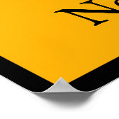 Yes Warrants No Masks ポスター (角)