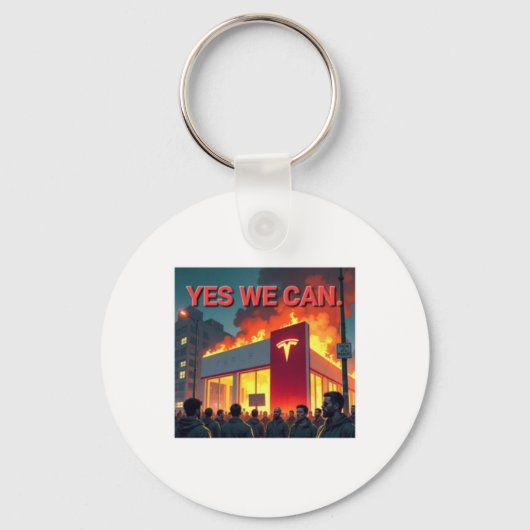 Yes We Can ステッカー キーホルダー (正面)