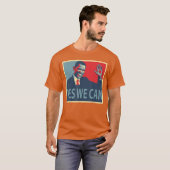 Yes We Can バラク・オバマ大統領 Tシャツ (正面フル)