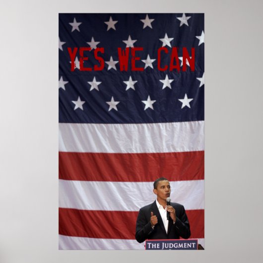 Yes We Can Poster ポスター (正面)