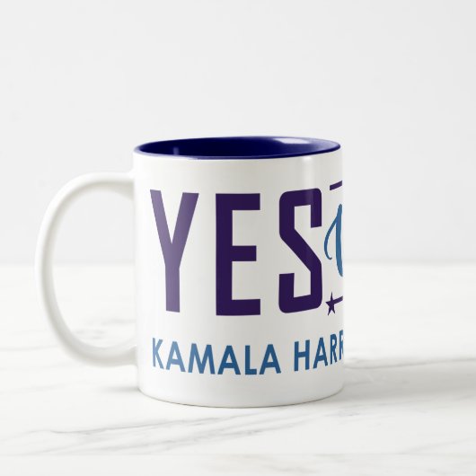 YES WE KAM! ツートーンマグカップ (左)