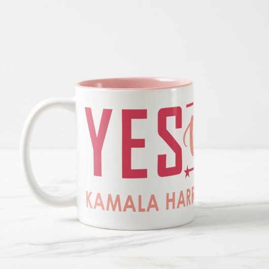 YES WE KAM! ツートーンマグカップ (左)