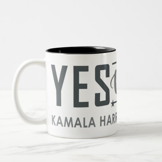 YES WE KAM! ツートーンマグカップ (左)