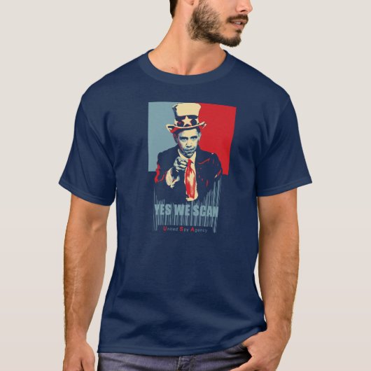 Yes We Scan Satire Shirt Tシャツ (正面)