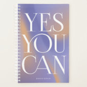 Yes You Can Personalized Gradient Planner プランナー手帳 (正面)