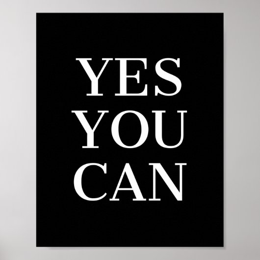 Yes You Can Quote ポスター (正面)