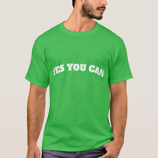 YES YOU CAN Tシャツ (正面)