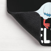 Yes You Pelican Waterbird School Motivation Teache マウスパッド (コーナー)