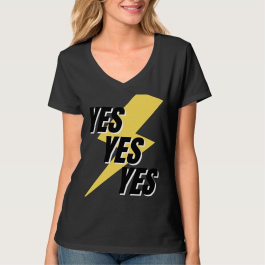 yesAというYES Tシャツ (正面)