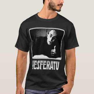 Yesferatu funny Nosferatu positive goth horror lov Tシャツ