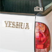 Yeshuaのeffetのmanuscrit バンパーステッカー (トラック上)