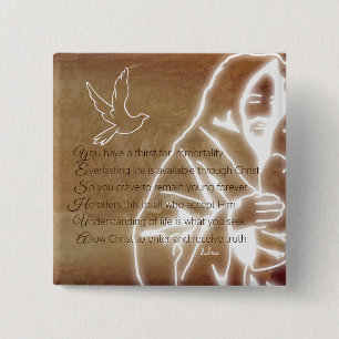 YESHUAメシヤイエスキリストクリスチャン詩 缶バッジ