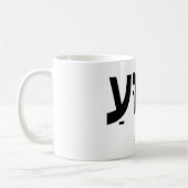 Yeshua (ヘブライのイエス・キリスト)のマグ コーヒーマグカップ (左)