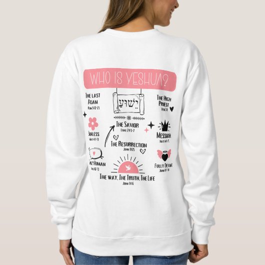 Yeshua Christian Womenとは スウェットシャツ (裏面)