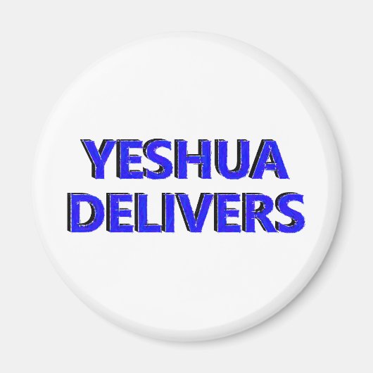 Yeshua Delivers マグネット (正面)