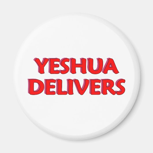 Yeshua Delivers マグネット (正面)