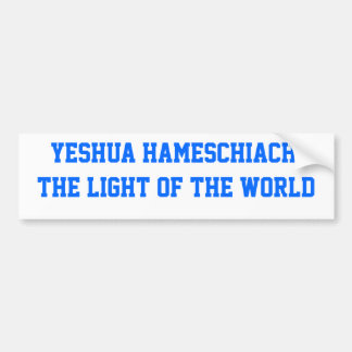 Yeshua HaMeschiach、 バンパーステッカー