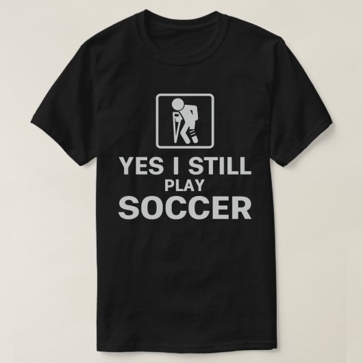 YesIまだサッカー遊中 Tシャツ (デザイン正面)
