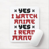 YesIアニメYesI読マンガ マウスパッド (マウス)