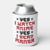 YesIアニメYesI読マンガ 缶クーラー (缶正面)