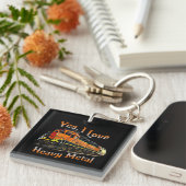 YesIラブヘビーメタルディーゼル機関車 キーホルダー (正面右)