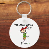 YESI大好きゴルフTシャツ&ギフト キーホルダー (正面)