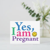 YesI妊娠 案内ポストカード (スタンド正面)