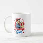 YesI#39;mトランプの女の子がそれを乗り越える – Trのための女性 コーヒーマグカップ (左)