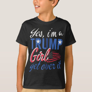 YesI#39;mトランプの女の子ItファンUsaサポート Tシャツ