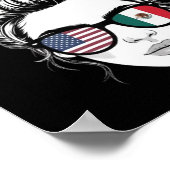 YesI'M両方ともアメリカ誇りを持ったのメキシコのFl ポスター (角)