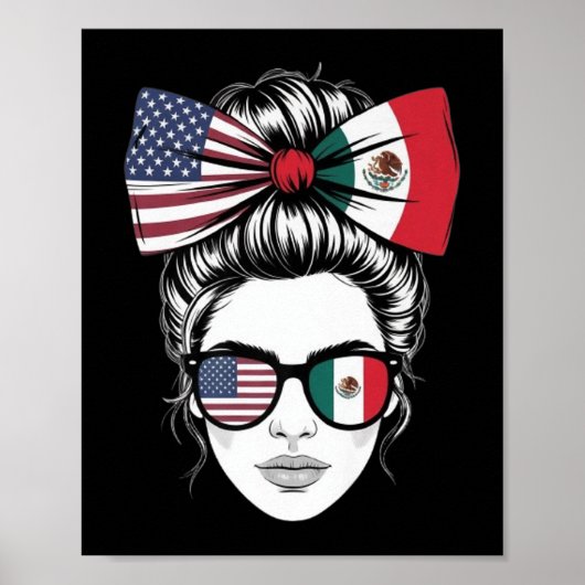 YesI'M両方ともアメリカ誇りを持ったのメキシコのFl ポスター (正面)