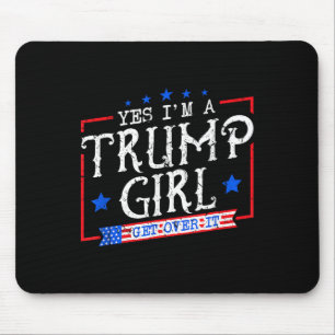 YesImトランプの女の子はトランプのSuのためのギフトItを乗り越える マウスパッド