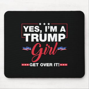 YesImトランプ女の子Itを乗り越えるトランプ2024選挙 マウスパッド
