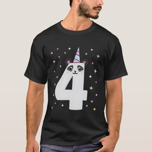 YesI'M 4 Pandaをテーマにした4Th Py Tシャツ (正面)