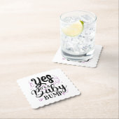 YesIt's Aベビーバンプ – 妊娠の発表 ペーパーコースター (インサイチュ)