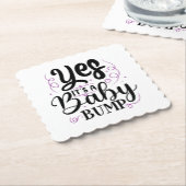 YesIt's Aベビーバンプ – 妊娠の発表 ペーパーコースター (アングル)