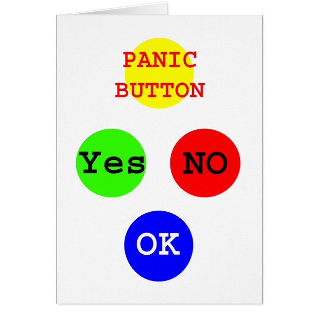 YesNo Buttons The MUSEUM Zazzle Gives (正面)
