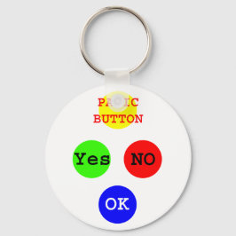 YesNo Buttons The MUSEUM Zazzle Gives キーホルダー