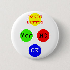 YesNo Buttons The MUSEUM Zazzle Gives 缶バッジ