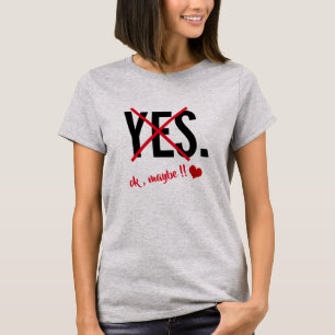 YesOK MABY WOMENS LOVE おもしろい Valentine Day Tシャツ