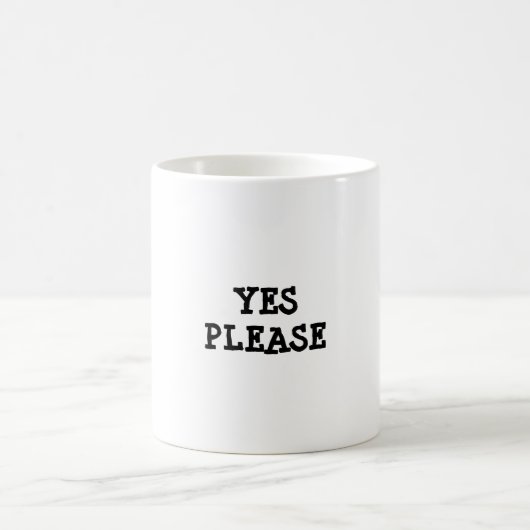 YESPLEASEやる気を起こさせる引用文マグカップ コーヒーマグカップ (中央)
