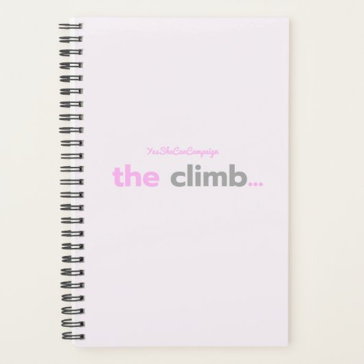 YesSheCanCampaignThe Climbプランナー プランナー手帳 (正面)