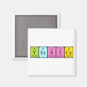 Yessica周期表名磁石 マグネット (正面/裏面)