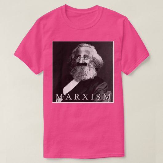 yest im marxist groocho marx x karl marx tシャツ (デザイン正面)